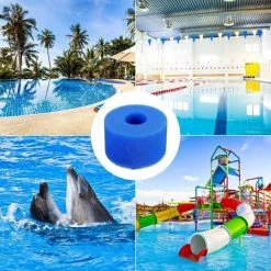 STARLIGHT Éponge Filtrante, SL.GT 3 Pièce Éponge De Filtre Pour Aquarium, Mousse Pour Filtre Piscine 73 * 108mm, Filtre Spa Reutilisable -Accessoire Piscine 59742617 5