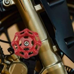 GALOZZOIT Volant De Vanne En Fer 2 Pièces Rouge 7x7mm Poignées De Partie Supérieure Pour Vanne D'arrêt Vanne à Siège D'angle Vanne à Siège Droit Vanne à Siège Tuyau D'eau -Accessoire Piscine 59853230 3