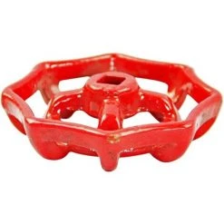 GALOZZOIT Vanne Volant En Fer Vanne à Boisseau Sphérique Vanne D'arrêt Robinet Tuyau D'eau Partie Supérieure Poignée 6x6mm 50g (rouge) -Accessoire Piscine 59853361 3