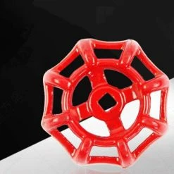 GALOZZOIT Vanne Volant En Fer Vanne à Boisseau Sphérique Vanne D'arrêt Robinet Tuyau D'eau Partie Supérieure Poignée 6x6mm 50g (rouge) -Accessoire Piscine 59853361 5