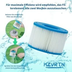 GRID COOL Intex 29011E Type S1 Pour PureSpa Filtre,Easy Set Pool Spa Hot Tub Filter Replacement Cartridges,pour Jardin Extérieur (6 Pcs) -Accessoire Piscine 60029857 3