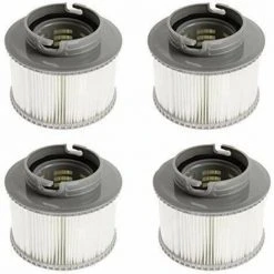 GRID COOL Lot De 4 Cartouches Filtrantes De Rechange Pour Bubble Spa (Version Améliorée 2020 Pour S'adapter à Tous Les Modèles)
