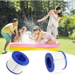 FLYME Lot De 2 Cartouches Filtrantes Pour Bain à Remous Lay-Z-Spa Bestway Flowclear Taille VI -Accessoire Piscine 60060429 4