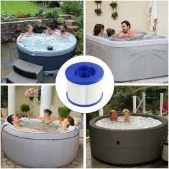 FLYME Lot De 2 Cartouches Filtrantes Pour Bain à Remous Lay-Z-Spa Bestway Flowclear Taille VI -Accessoire Piscine 60060429 5