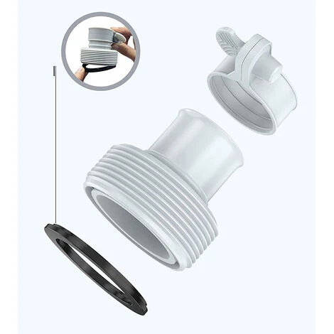 Kit D'accessoires Pompe Filtre Piscine Kit De Pièces De Filtre De Piscine Ensemble De Pièces De Rechange Et D'accessoires De Piscine Adaptateur De Tuyau Yoouyida 3 Kit D'accessoires Pompe Filtre Piscine Kit De Pièces De Filtre De Piscine Ensemble De Pièces De Rechange Et D'accessoires De Piscine Adaptateur De Tuyau Yoouyida – Image 3