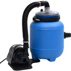 YOUTHUP Pompe De Filtration De Piscine Noir Et Bleu 4 M³/h -Accessoire Piscine 60366037 4