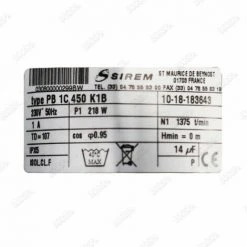 Pompe De Circulation Sirem PB1C450K1B Autres (non Standard) -Accessoire Piscine 60472627 3