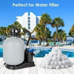 NAXUNNN 700g Boules De Filtre De Piscine, Balles Filtrantes,Média Filtre à Fibres -Accessoire Piscine 60501787 5