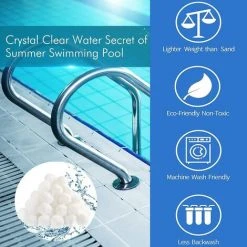NAXUNNN Balles Filtrantes,1400g Boules De Filtre De Piscine -Accessoire Piscine 60504403 5