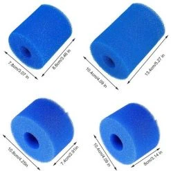 PREMIER Cartouche D'éponge De Mousse De Filtre De Piscine Pour La Pompe De Filtre D'Intex Réutilisable Et Lavable -Accessoire Piscine 60540799 3