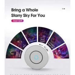 PREMIER LED Alexa Projecteur étoiles Rotatif,SUPPOU Planetarium Projecteur Led Intelligent,Veilleuse,Gradation/Contrle Vocal/Connexion WiFi/Minuterie,Chambre,Cadeau,Paques, Avec Alexa, Google Compatible -Accessoire Piscine 60544342 2