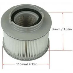 FR-LIFE BR-Vie Pack De 2 Filtres De Rechange Pour MSPA FD2089, Pompe à Cartouche Filtrante Pour MSPA Tous Les Spas Actuels -Accessoire Piscine 60609624 5