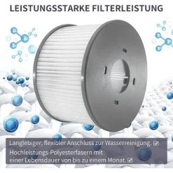 FR-LIFE BR-Vie Cartouche Filtrante De Remplacement Pour MSPA, Pour Mspa Whirlpool Filter Piscine Gonflable Modèle à Partir De 2020(2 Pièces) -Accessoire Piscine 60609654 3