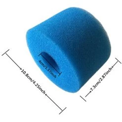 NAXUNNN Éponge Filtrante Type S1 Filtres De Piscine En Mousse, 6 Pièces Cartouche Filtrante RéUtilisable Et Lavable Pour Intex Type S1 Pour Piscine, Aquarium, Jacuzzi Spa -Accessoire Piscine 60664317 5