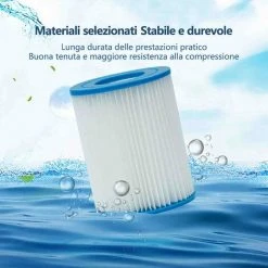JOORRT Lot De 2 Cartouches Filtrantes Piscine Pour Bestway II, Taille 2, Filtre Pour Piscine Type 2 -Accessoire Piscine 60667999 4