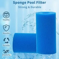 JOORRT Éponge Filtrante Type A, Filtre Éponge Cartouche Réutilisables Et Lavables -Accessoire Piscine 60668107 2