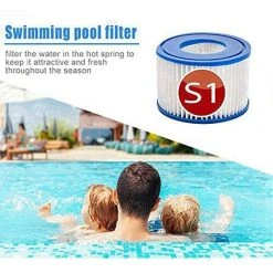 DECKON Lot De 4 Cartouches De Rechange S1 Pour Filtre De Piscine Intex 29001 - Pour Jardin Extérieur Type S1 PureSpa Easy Set - Cartouches Pour Filtre à Jacuzzi - Filtre S1 -Accessoire Piscine 60684280 4