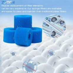 DECKON Lot De 4 Filtres De Piscine En Mousse Filtre Pour Intex Type S1 - Filtre En Mousse Pour Spa, Piscine - Réutilisables Et Lavables - Éponge De Filtration De Type S1 9 DECKON Lot De 4 Filtres De Piscine En Mousse Filtre Pour Intex Type S1 - Filtre En Mousse Pour Spa, Piscine - Réutilisables Et Lavables - Éponge De Filtration De Type S1 -Accessoire Piscine 60684363 5