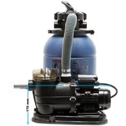 WILTEC Filtre à Sable Et Particules Système De Filtration Pompe De Filtrage Piscine Swimmingpool -Accessoire Piscine 6097441 4