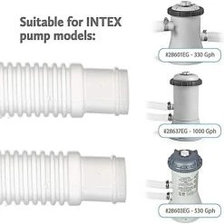 MACARON Tuyau De Remplacement De Piscine, Tuyaux De Piscine, Avec 2 Connecteurs Métalliques, Pour Piscine Hors Terre Tuyau De Remplacement De Pompe De Filtre De Piscine LO-Ron 7 MACARON Tuyau De Remplacement De Piscine, Tuyaux De Piscine, Avec 2 Connecteurs Métalliques, Pour Piscine Hors Terre Tuyau De Remplacement De Pompe De Filtre De Piscine LO-Ron -Accessoire Piscine 61047694 3