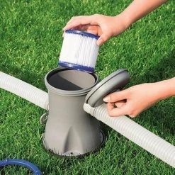 LIFCAUSAL Élément Filtrant De Piscine Filtre De Rechange Pour Cartouche De Filtre De Piscine Réutilisable Compatible Avec Les Accessoires De Piscine Domestique Bestway VII/Intex D -Accessoire Piscine 61201099 3