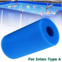 JOORRT Éponge Filtrante Type A, Mousse Pour Filtre Piscine, Filtre Piscine Lavable Reutilisable, Filtre Éponge Cartouche, Filtre Spa Intex Reutilisable, 2 Pièces -Accessoire Piscine 61235943 5