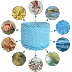 NAXUNNN Lot De 2 Protections Compatibles Avec Les Filtres , Et Les Couvercles En Maille Sont Pour Les Filtres De Remplacement à 90 Plis. -Accessoire Piscine 61254968 4