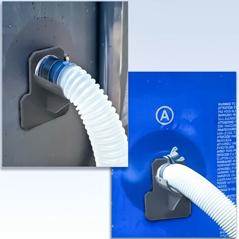 FONTAINEBLEAU Lot De 2 Support De Tuyau De Piscine, Adaptateur Pour Piscine, Gris Accessoires Piscine, Pour Tuyaux Piscine De Dans Les 38 Mm,Fonepro 4 FONTAINEBLEAU Lot De 2 Support De Tuyau De Piscine, Adaptateur Pour Piscine, Gris Accessoires Piscine, Pour Tuyaux Piscine De Dans Les 38 Mm,Fonepro – Image 4