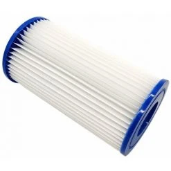 LIFCAUSAL Élément Filtrant De Piscine Filtre De Remplacement De Pompe à Cartouche De Filtre De Piscine Réutilisable Compatible Avec Les Accessoires De Piscine Domestiques Bestway VII/Intex D (2pcs φ107 * 203mm)