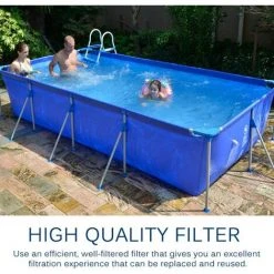 BENOBBY KIDS Pompe De Filtrages Pour Les Piscines Hors-sol, Piscine Circulation Filtre Pompe Pompe à Eau Cartouche Piscine Filtres Pompe électrique Piscine Filtre Pompe -Accessoire Piscine 62891921 5