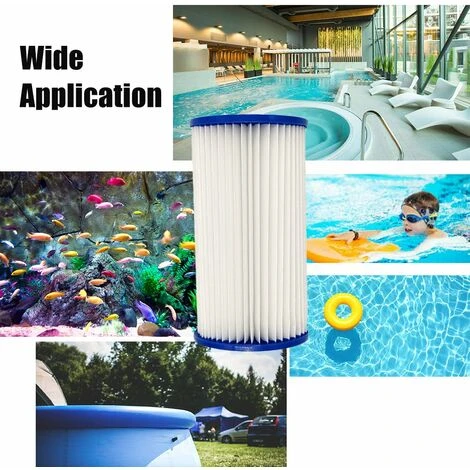 LIFCAUSAL Cartouche Filtrante Pour Pompe De Piscine, Peut être Nettoyée à Plusieurs Reprises, Type A/C 5 LIFCAUSAL Cartouche Filtrante Pour Pompe De Piscine, Peut être Nettoyée à Plusieurs Reprises, Type A/C – Image 5