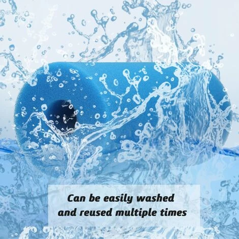 LIFCAUSAL Filtre En Mousse De Piscine éponge Filtre à Cartouche Lavable Réutilisable Pour Remplacement D'aquarium De Piscine Pour Filtre De Type A Bleu 21 * 10 * 9 Cm 4PCS / Pack 5 LIFCAUSAL Filtre En Mousse De Piscine éponge Filtre à Cartouche Lavable Réutilisable Pour Remplacement D'aquarium De Piscine Pour Filtre De Type A Bleu 21 * 10 * 9 Cm 4PCS / Pack – Image 5