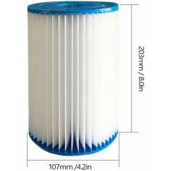 LIFCAUSAL Type D'équipement De Piscine Cartouche Filtrante A/C Cartouche Filtrante De Rechange Pour Piscine Entretien Quotidien De La Piscine -Accessoire Piscine 63587575 4