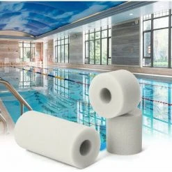LIFCAUSAL Cartouche D'éponge En Mousse De Filtre De Piscine Réutilisable Lavable Pour Intex Type A (blanc 102*93*30mm) -Accessoire Piscine 63587634 5