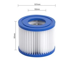 TANCYCO Cartouches De Filtre De Piscine Pour Remplacement De Pompes De Filtre De Piscine De Filtre à Cartouche Intex Type D