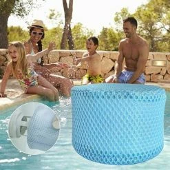 SINCèREETALI Lot De 6 Sacs En Maille Pour Filtre De Piscine MSpa, Filtre De Piscine Gonflable, Cartouches De Spa, Filet De Protection 10,5 X 6,8 Cm -Accessoire Piscine 63821152 5
