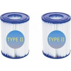 SINCèREETALI Lot De 2 Cartouches De Filtre De Piscine De Type II – Compatible Avec Les Filtres Bestway 58094 – Accessoires De Filtre De Piscine Gonflable De Rechange Pour Spa