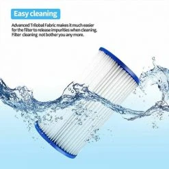 SINCèREETALI Filtre De Rechange Pour Piscine Spa - Cartouche Filtrante De Rechange Compatible Avec 29000E / 59900E Pour Piscine Gonflable, Bain à Remous, Spa -Accessoire Piscine 63821733 4