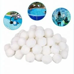FOZIY Boules De Filtre,Balles Filtrantes 700g Peut Remplacer 25 Kg Sable Filtrant Sable De Quartz,Média Filtre à Fibres Utilisées Dans Les Piscines, Filtres à Sable, Filtration D'eau.，Fonepro -Accessoire Piscine 63839723 5