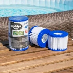 MOWZE Filtre VI Cartouche Lay Z Spa Miami Vegas Monaco BW58323 remplace 58239, 6 = 3 Doppelpack -Accessoire Piscine 63869856 3