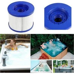 MOWZE Lot De 4 Cartouches Filtrantes De Rechange Pour Spa Hot Tub/Clever Spa - Avec Filetage à Vis - Pour Spa-N1407535/filtre Pour Mspa,Pour Spa Pool Filtre Kit D'entretien 4 Pièces -Accessoire Piscine 63869894 5
