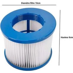 MOWZE Lot De 2 Cartouches De Filtres Pour Spa Gonflable -Accessoire Piscine 63869951 3