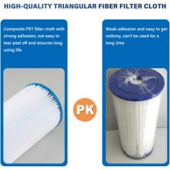 TANCYCO Cartouche Filtrante De Type A/C Pour Piscine, Très Résistante, Facile à Installer, Filtre De Piscine à Haute Efficacité De Filtration. 8 TANCYCO Cartouche Filtrante De Type A/C Pour Piscine, Très Résistante, Facile à Installer, Filtre De Piscine à Haute Efficacité De Filtration. -Accessoire Piscine 63964124 4