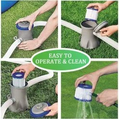 TINOR Paquet De 2 Cartouches Filtrantes VI De Rechange Pour Filtre De Piscine Bestway VI Pour Miami, Vegas, Palm Springs, Monaco, Taille Bestway, Accessoires De Filtre De Rechange 8 TINOR Paquet De 2 Cartouches Filtrantes VI De Rechange Pour Filtre De Piscine Bestway VI Pour Miami, Vegas, Palm Springs, Monaco, Taille Bestway, Accessoires De Filtre De Rechange -Accessoire Piscine 64028696 4