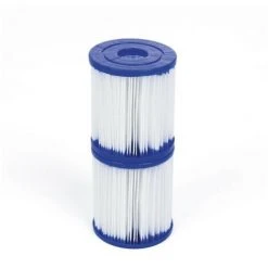 TINOR Bestway 58093 Lot De 2 Cartouches Type I,Bestway 58093 Cartouches Type I, Cartouche Filtre Piscine Type I Pour Bestway Pompe De Piscine, Filtre Piscine Type I Pour Le Nettoyage Des Tuyaux