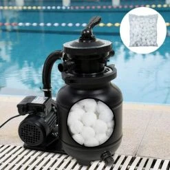 TINOR Filtre Balls 700 G Remplace 25 Kg De Sable Filtrant, Balles Filtrantes Pour Piscine, Pompe De Filtration, Filtre à Sable D'aquarium.(700g) 8 TINOR Filtre Balls 700 G Remplace 25 Kg De Sable Filtrant, Balles Filtrantes Pour Piscine, Pompe De Filtration, Filtre à Sable D'aquarium.(700g) -Accessoire Piscine 64032070 4