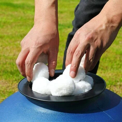 TINOR Filtre Balls 700 G Remplace 25 Kg De Sable Filtrant, Balles Filtrantes Pour Piscine, Pompe De Filtration, Filtre à Sable D'aquarium.(700g) 5 TINOR Filtre Balls 700 G Remplace 25 Kg De Sable Filtrant, Balles Filtrantes Pour Piscine, Pompe De Filtration, Filtre à Sable D'aquarium.(700g) – Image 5