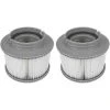 LYCXAMES Lot De 2 Cartouches Filtrantes Pour Piscine, Accessoires De Filtre De Nettoyage De Piscine Gonflable De Rechange Pour Spa, Cartouche De Filtre Antimicrobienne Pour Spa Facile à Installer