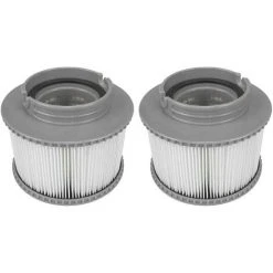 LYCXAMES Lot De 2 Cartouches Filtrantes Pour Piscine, Accessoires De Filtre De Nettoyage De Piscine Gonflable De Rechange Pour Spa, Cartouche De Filtre Antimicrobienne Pour Spa Facile à Installer