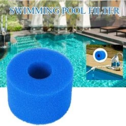 CARILLONSàVENT 8 Pièces Éponge Filtrante Type S1, Cartouche De Filtre En Mousse, Mousse Pour Filtre Piscine, Réutilisables Et Lavables, Filtre En Mousse Pour Spa, Piscine, Jacuzzi Carivent -Accessoire Piscine 64138351 4